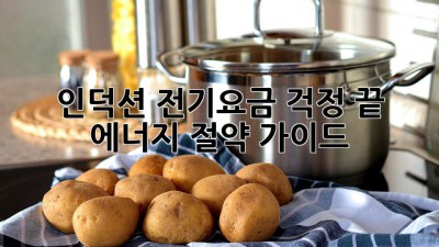 인덕션 전기요금 걱정 끝! 에너지 절약 가이드